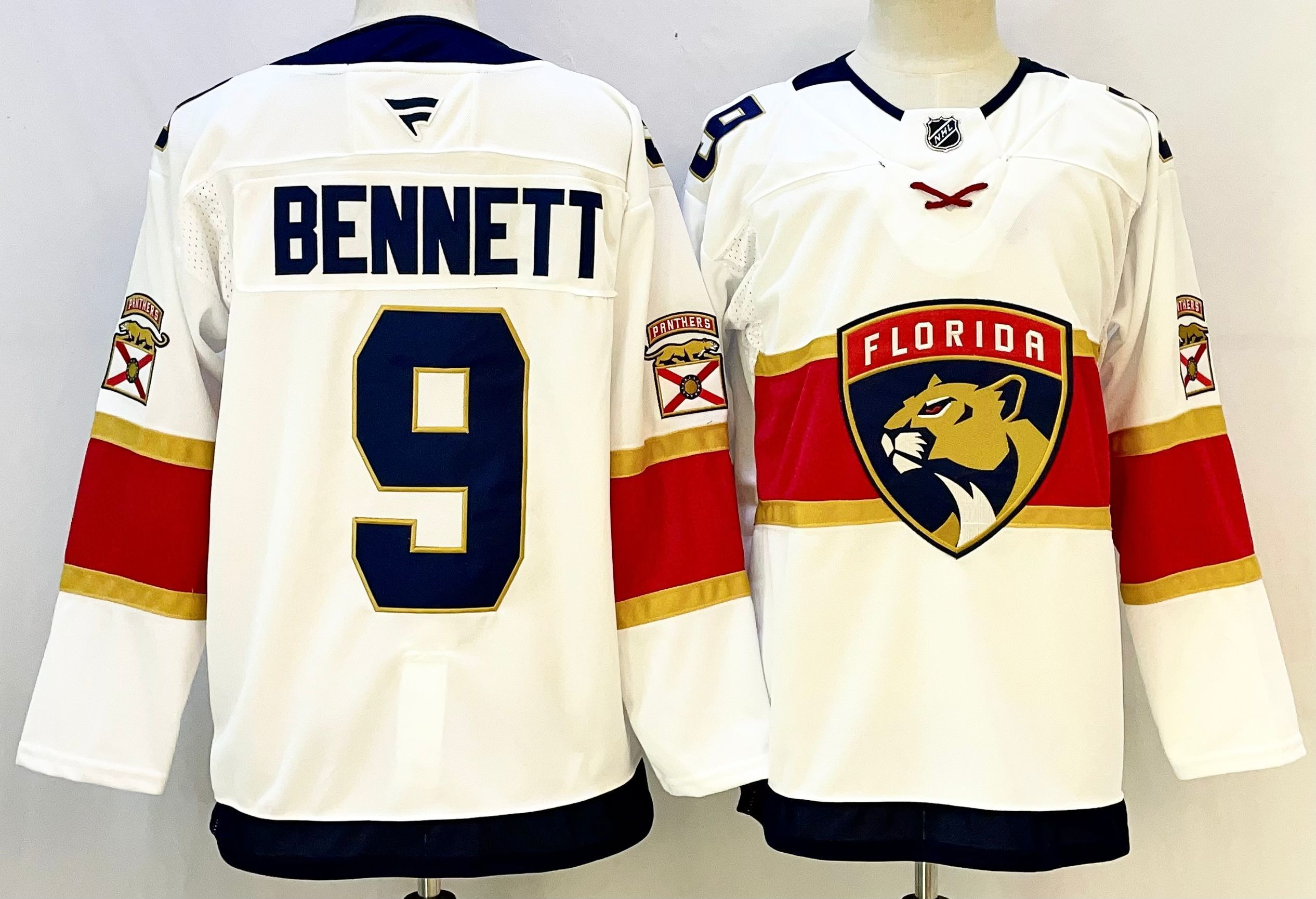 Men Florida Panthers #9 Bennett White 2026 Adidias NHL Jersey style 001